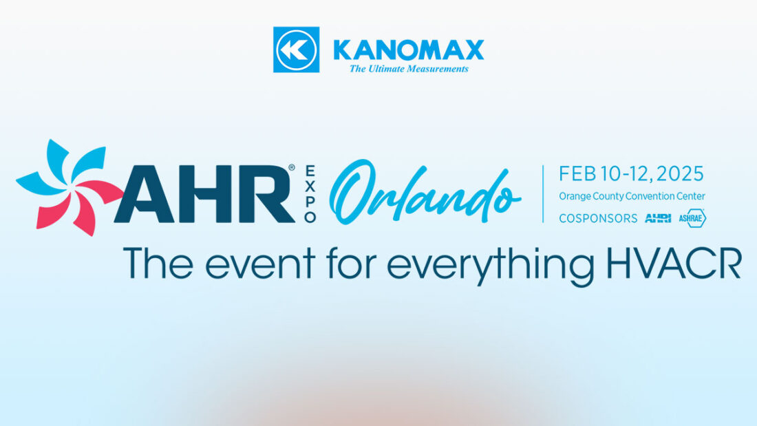Kanomax USA Exhibiting at AHR Expo 2025