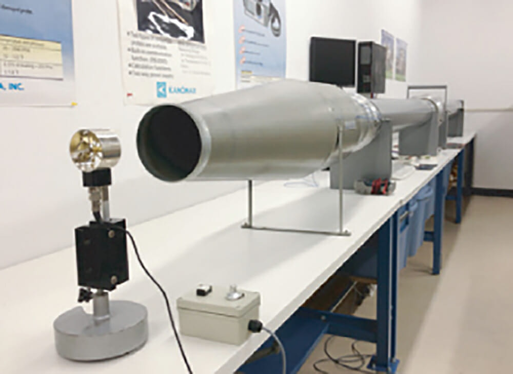 Kanomax Wind Tunnel in Calibration Lab Kanomax Wind Tunnel in Calibration Lab