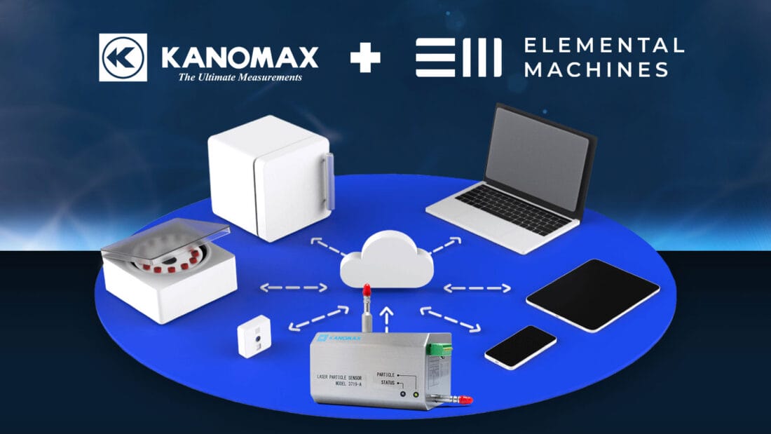Kanomax USA and Elemental Machines Cleanroom Monitoring System